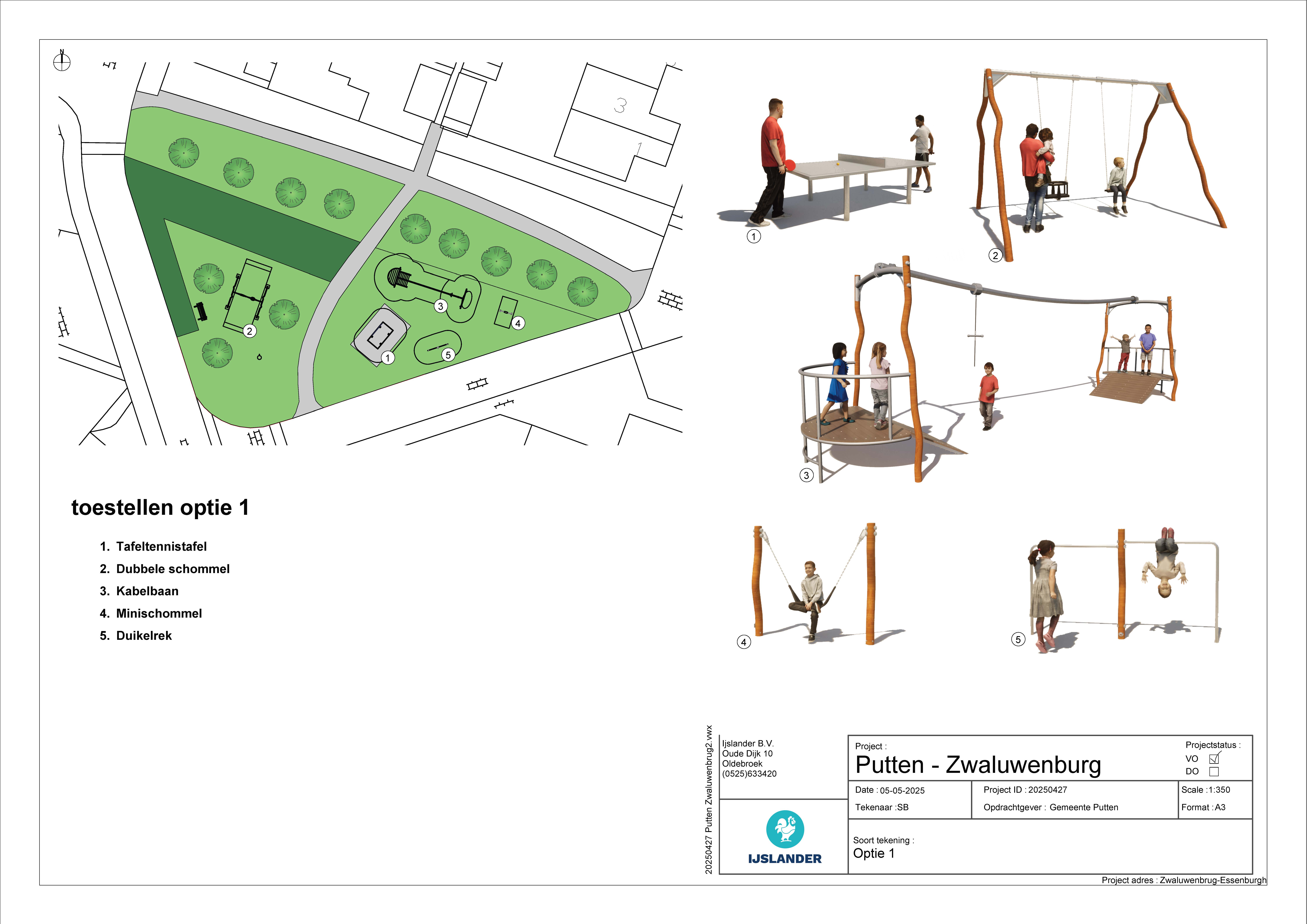 Klaarwaterbos - Zwaluwenburg - Ontwerp 1