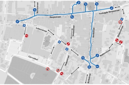 Verkeerscirculatieplan centrum Putten